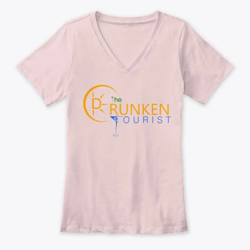 Ladies V-Neck DT Tee (Light Colors)